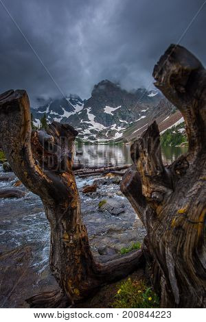 Lake Isabelle Indian Peaks Wilderness natural frame