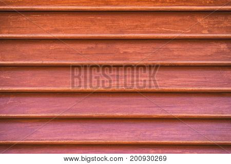 Red Colored Wooden Texture Of Old Shutter