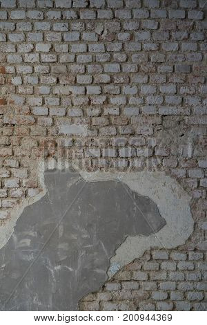A well-detailed shot of a brick wall with some texture to use as a background image or a texture for 3D rendering.