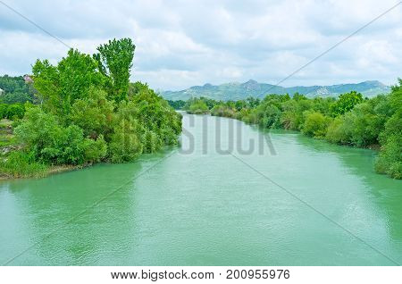 The Eurymedon River In Aspendos