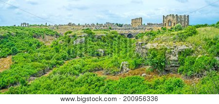 Panorama Of Aspendos Ruins