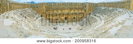 From Upper Gallery Of Aspendos Amphitheater