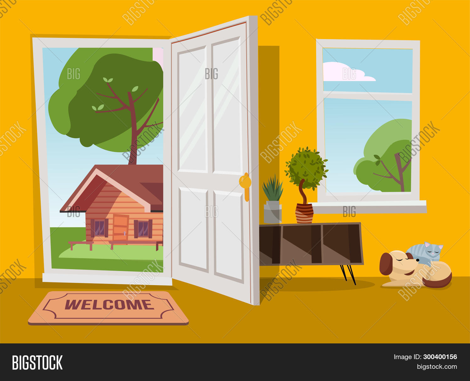 Open Door Into Summer Image Photo Free Trial Bigstock