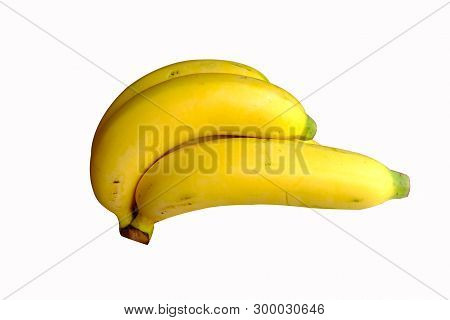 Banana On A White Background, Banana Isolated