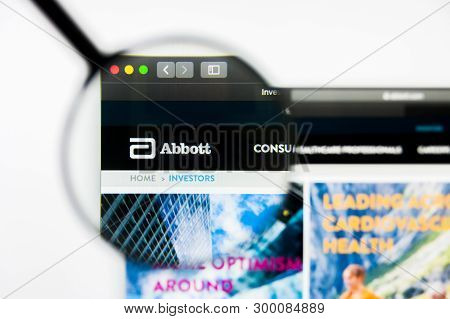 Richmond, Virginia, Usa - 8 May 2019: Illustrative Editorial Of Abbott Laboratories Website Homepage