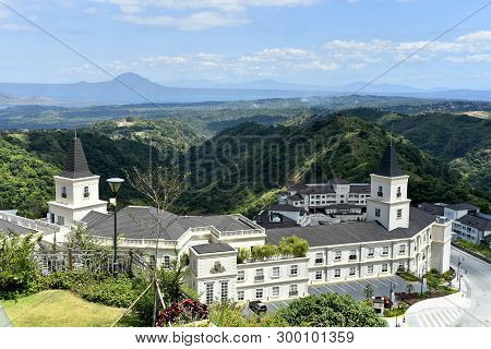 Skyline View Around Tagaytay City Hightland At The Day, Philippines