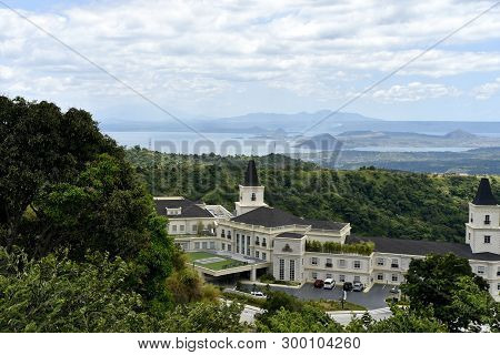 Skyline View Around Tagaytay City Hightland At The Day, Philippines