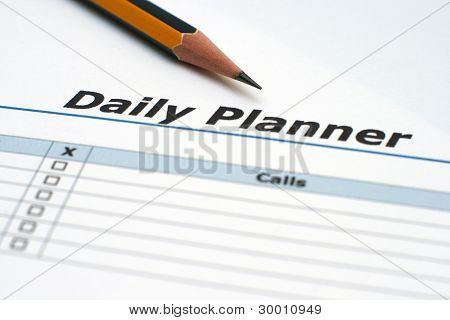 Günlük planlayıcısı