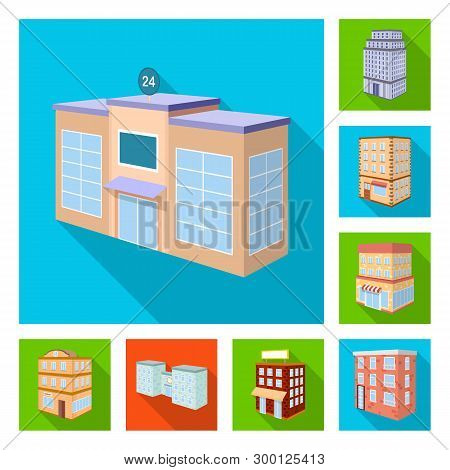 Vector Design Of Construction And Building Logo. Collection Of Construction And Estate Vector Icon F