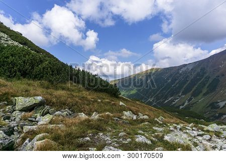 A Beautiful View Of The Western Tatra Mountains. Rohacska Dolina. Slovakia.