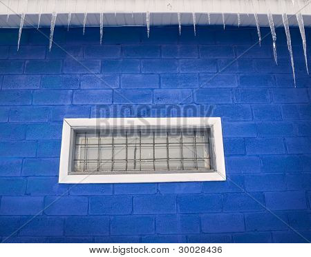 GefÃ¤ngnis Gitter in einem Fenster