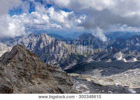 Reintal In Bavaria On A Cloudy Day