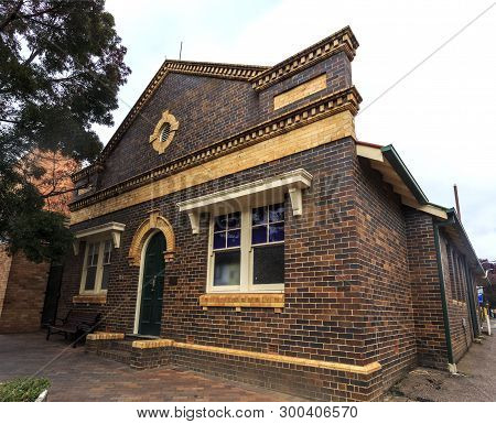 Armidale, Australia - April 10, 2019: Facade Of The Elegant Former Dumaresq Shire Council Chambers, 