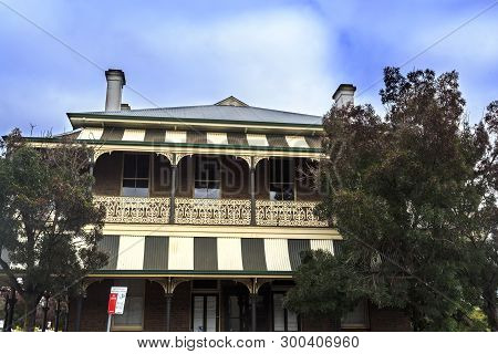 Armidale, Australia - April 10, 2019: Facade Of The Heritage Listed Lands Board Office, Built In 188