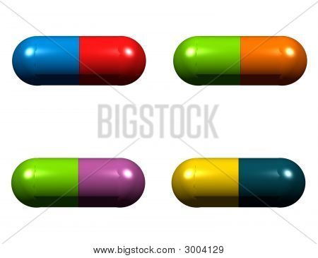 Anti-Antibiotika - isoliert medizinische Symbole