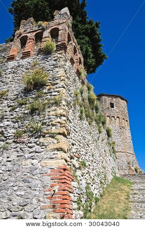 Kasteel van Montebello. Emilia-Romagna. Italië.