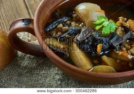 Rustic Wild Mushroom Soup
