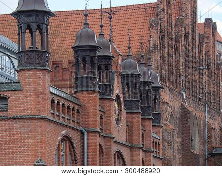 the old City of gdansk in poland