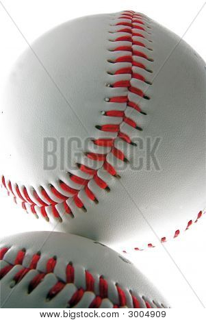 Baseballs Closeup
