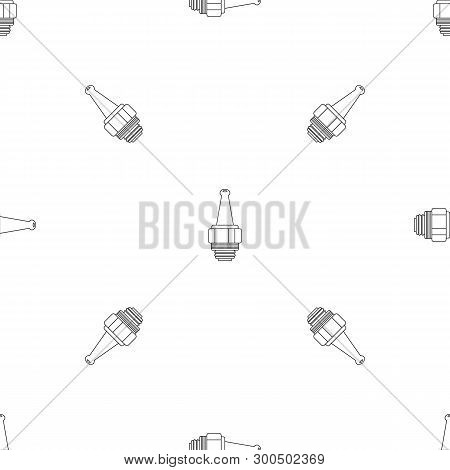Mouth Piece Vape Pattern Seamless Vector Repeat Geometric For Any Web Design