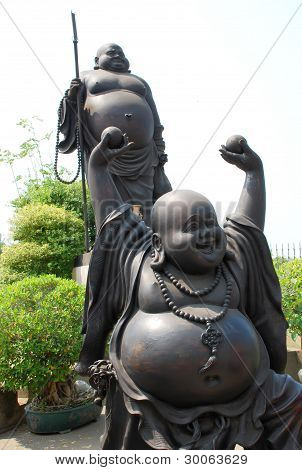 Statue presso il cinese Museo Viharn Hsien In Pattaya (Thailandia)