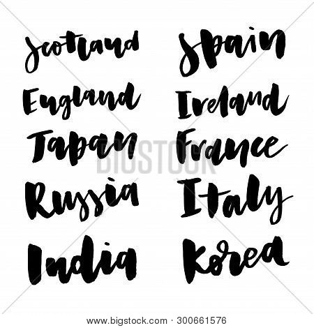 Country Codes Vector Vector Photo Free Trial Bigstock