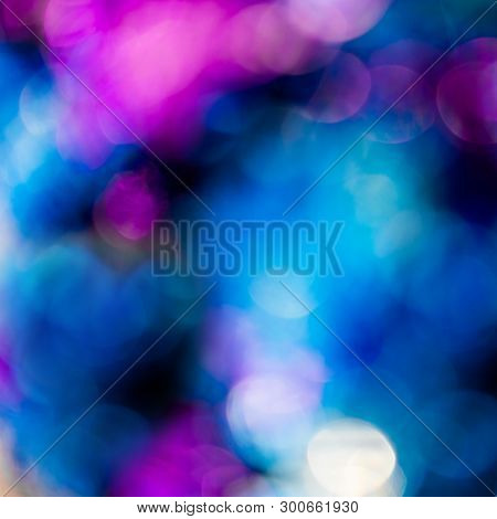 Background Made Of Blured Pink And Blue Sparkles
