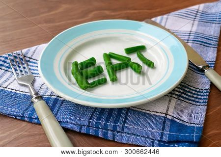 Plate With Word 