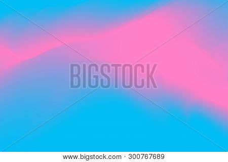 Blurred Blue And Pink Pastel Colors Soft Wave Colorful Effect For Background Abstract, Illustration 