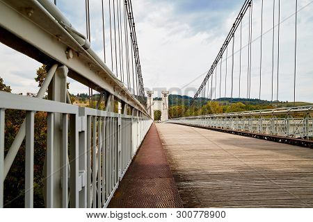 Big Old Bridge In The Mountains In France