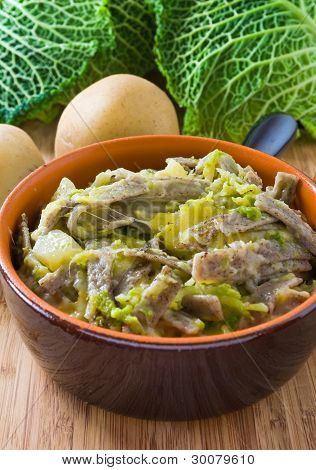 Pizzoccheri italské domácí těstoviny.