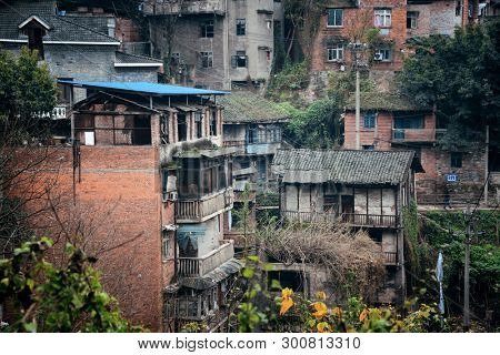 Xiahao Old street in Chongqing, China.