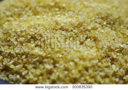 Bulgur Cereal Arabic Healthy Food Close Up