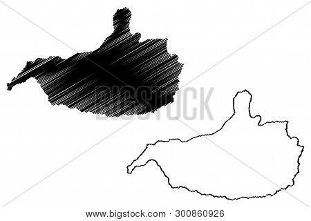Nangarhar Province (islamic Republic Of Afghanistan, Provinces Of Afghanistan) Map Vector Illustrati