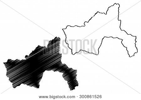 Parwan Province (islamic Republic Of Afghanistan, Provinces Of Afghanistan) Map Vector Illustration,
