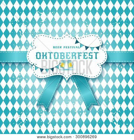 Ceative Vector Illustration Set Of Labels, Badges And Design Elements On The Oktoberfest Beer Festiv