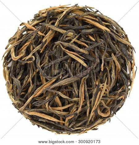 Classic Feng Qing Dian Hong Yunnan Black Tea Isolated