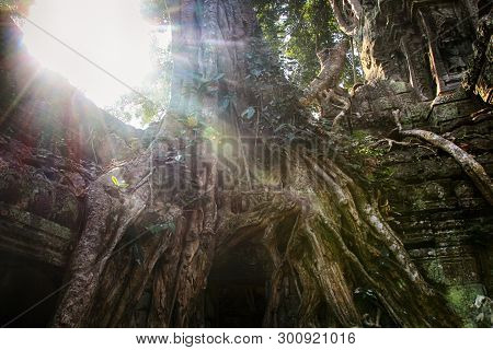 The Famous Angkor Wat In Cambodia