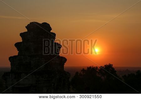 The Famous Angkor Wat In Cambodia