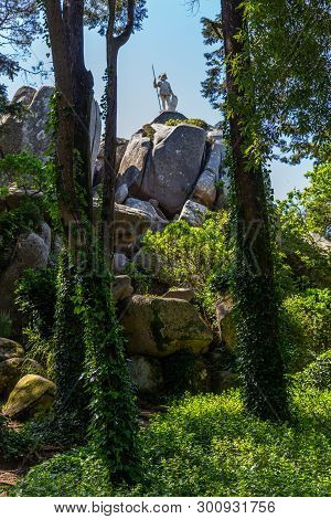 Natural Forest Park Pena In Sintra, Portugal