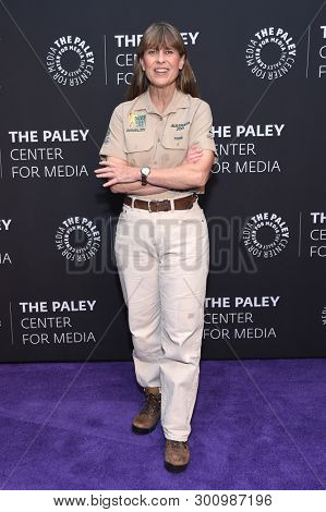 LOS ANGELES - MAY 03:  Terri Irwin arrives for An Evening with the Irwins on May 03, 2019 in Beverly Hills, CA                