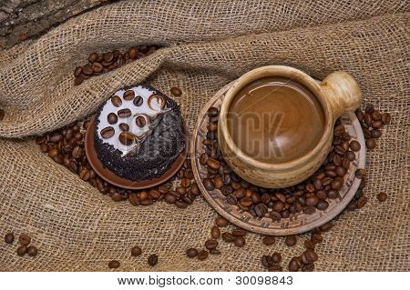 Kop kaffe og kage
