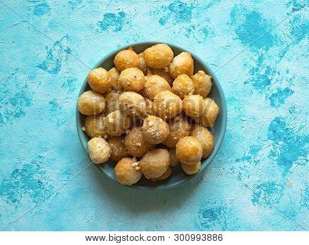 Luqaimat - Traditional Arabic Sweet Dumplings. Sweet Ramadan Food.