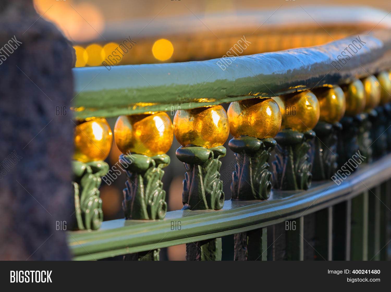 Gilded Railing Gilded Elements Image & Photo (Free Trial) | Bigstock