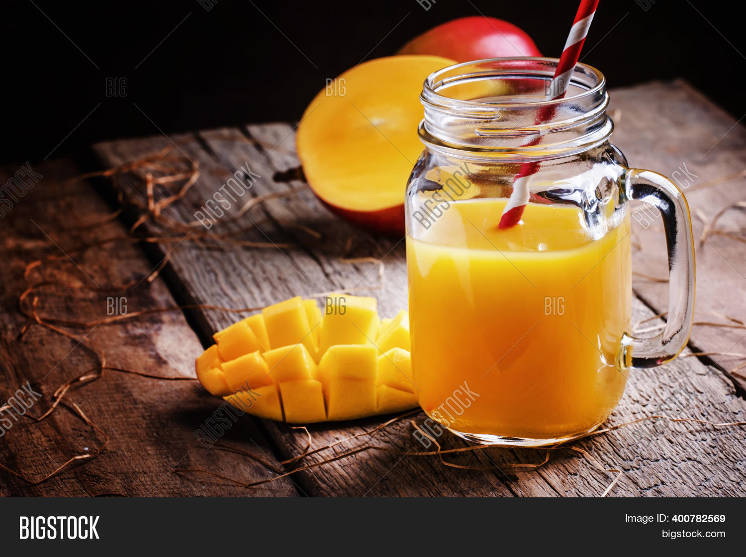 Mango Juice Large Image & Photo (Free Trial) Bigstock