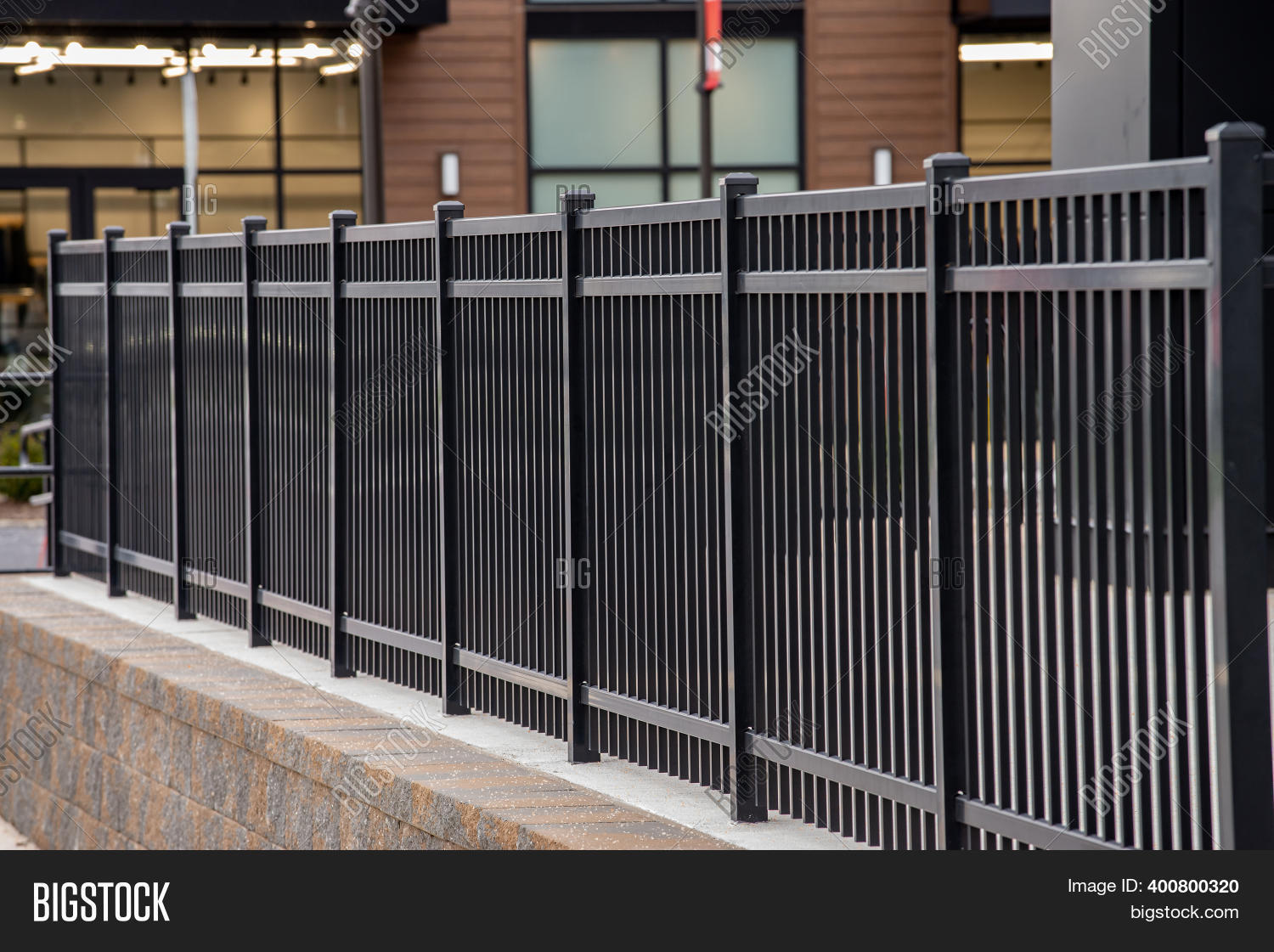 Black Iron Fence Metal Image & Photo (Free Trial) Bigstock