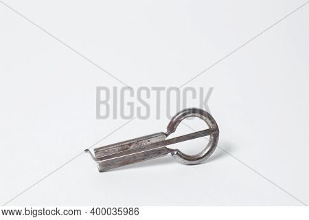 Traditional Vargan Isolated On White Background. Shaman Musical Instrument