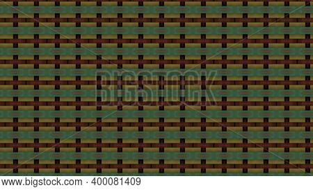 Psychedelic Effect Of Blinking Bright Rows With Kaleidoscopic Effect. Media. Geometric Small Figures