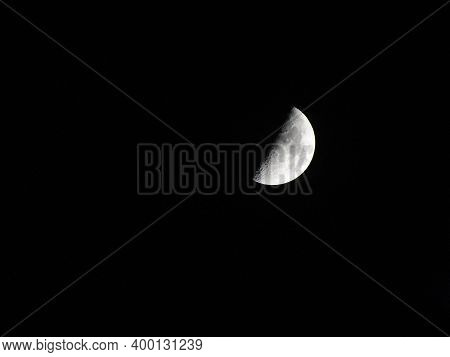 A Portrait Of The Moon At Night