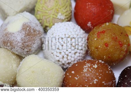 Tasty Multiple Sweet Stock On Plate